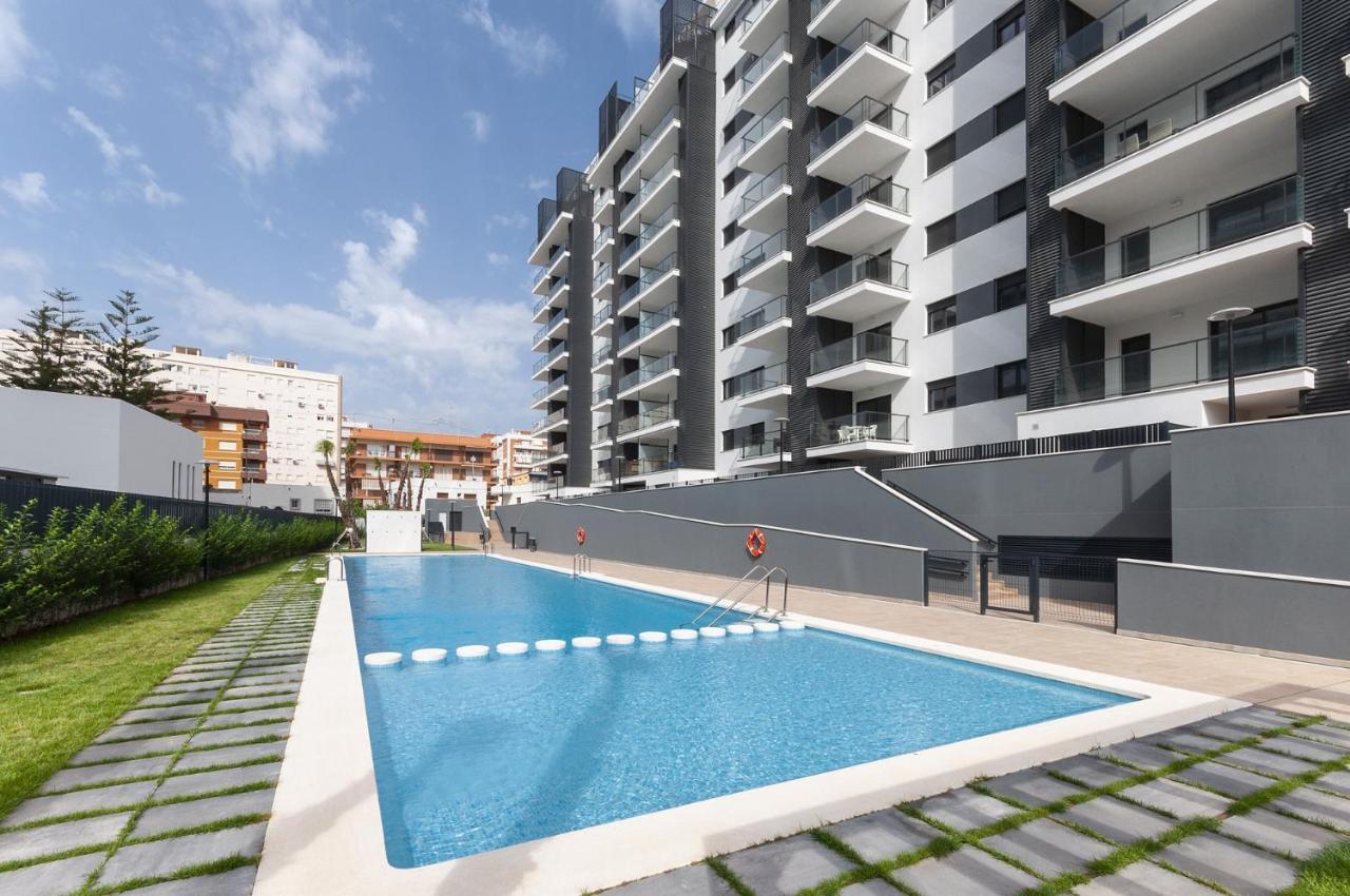 Apartament Ag Residencial El Alamo Playa de Gandia Zewnętrze zdjęcie